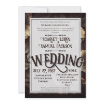 Casamento de Luxo Clássico Retro Elegante