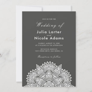 Convite Casamento de Luxo Metálico Geométrico Glitter