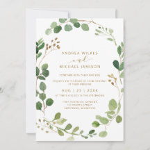 Casamento de Madeira com Eucalipto em Aquarela Rús