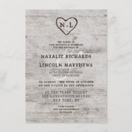 Convite Casamento De Madeira De Berço Rústico E Sueco