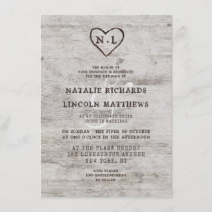 Convite Casamento De Madeira De Berço Rústico E Sueco