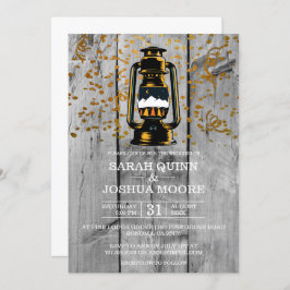 Convite Casamento de Madeira de Casca com Couro e Couro Re