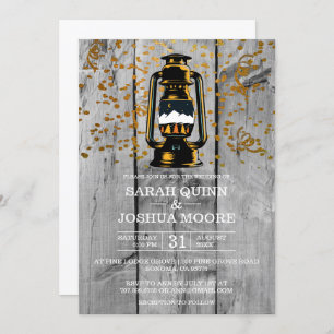 Convite Casamento de Madeira de Casca com Couro e Couro Re