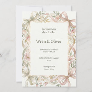 Convite Casamento de Magnólia Rosa