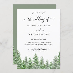Convite Casamento de Manchas de Pinheiros da Madeira