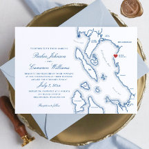 Casamento de Mapa do Schooner Zodiac Bellingham Ba