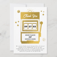 Casamento de Máquina de Slot Casino de Destino de 