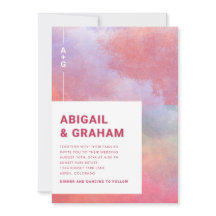 Casamento de Monograma com Aquarela