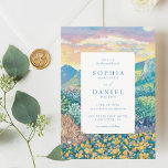 Convite Casamento de Montanha<br><div class="desc">Mão pintada de convite para montanhas</div>