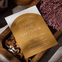 Casamento de mostarda amarelo-mostarda com cartaz 