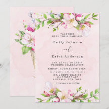 Casamento de Música Vintage com Blossoms de Árvore