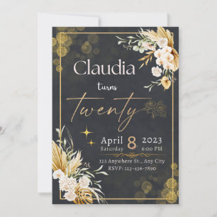 Convite Casamento de Natal do Winter Red Berries