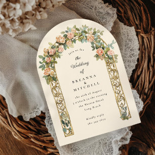 Convite Casamento de nouveau rosa