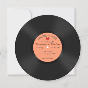 Convite Casamento de Novidade do Álbum de Registro Persona