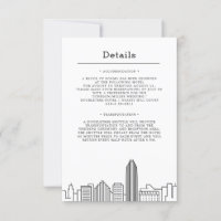 Casamento de Oklahoma City | Detalhes do convidado