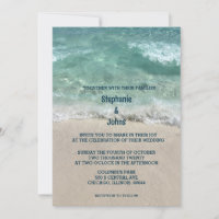 Casamento de Ondas do Mar de Téal de Praia Sandy T