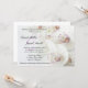 Convite Casamento de Orquídeas Brancas e Roxas Elegantes (Frente/Verso In Situ)