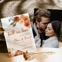 Casamento de outono de Boho Floral Pumpkin Autumn