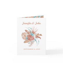 Casamento de outono Floral de Boho Terracotta