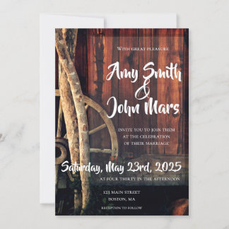 Convite Casamento de País