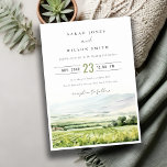 Convite Casamento de Paisagem de Vinha com Aquarela Modern<br><div class="desc">Coleção de Tema da Paisagem de Vinejardas Aquáticas Modernas.- é um roteiro elegante de aquarela Ilustração de vinhedos modernos com montanhas no fundo, Perfeito para o seu casamento e festas de destino de Vineyard. É muito fácil personalizar, com seus detalhes pessoais. Se você precisar de outro produto ou personalização correspondente,...</div>