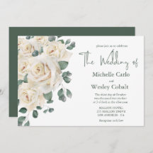 Casamento de paisagens branco e Rosa verde minimal