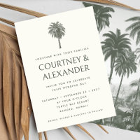 Casamento de Palm Tropical Elegante