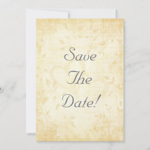 Convite Casamento de Papel Vintage Aged