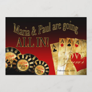 Convite Casamento de Paul Las Vegas Deluxe Ouro preto ver
