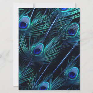 Convite Casamento de Pavão Índiano Azul Real Prata Royal B