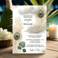 Casamento de Pavões de Nuvem da Ásia rustica no Di