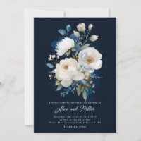 Casamento de Penas Azul e Branca
