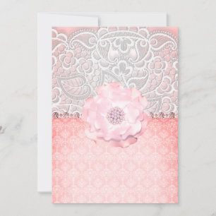 CONVITE CASAMENTO DE PÊSSEGO ELEGANTE E MODERNO