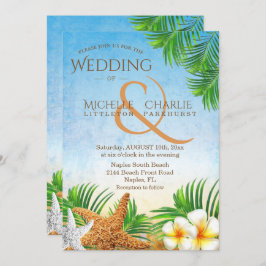 Convite Casamento de Praia Costeira