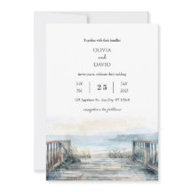 Casamento de Praia da Vista de Balcony View da Rús