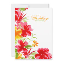 Casamento de Praia de Hibiscus Island Tropical