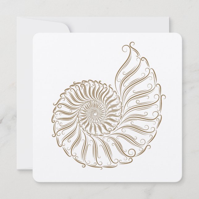 Convite Casamento de praia, etc. Seu cenário de opções - S (Frente)