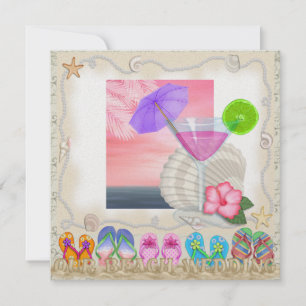 Convite Casamento de Praia - SRF