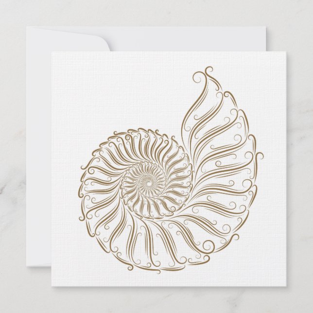 Convite Casamento de Praia - SRF (Frente)