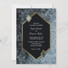 Convite Casamento de Prata na Fronteira Dourada