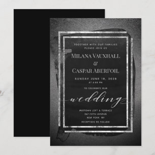 Convite Casamento de Práticas de Prata e de Prata Torrada