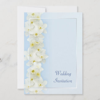 Convite Casamento de primavera com narcisos