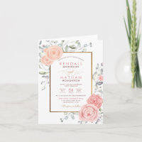 Casamento De Primavera Do Aquarelle Rosa Brilhante