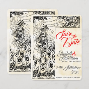 Convite Casamento de Princesa de Conto de Fadas Salve a Da