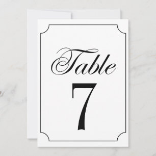 Convite Casamento de Quadro de Bilhetes Brancos Negros Clá