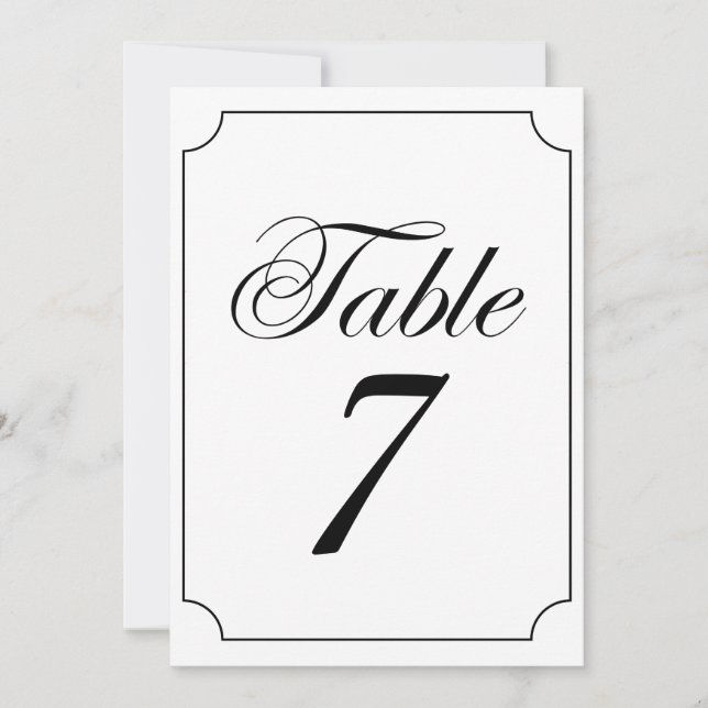 Convite Casamento de Quadro de Bilhetes Brancos Negros Clá (Frente)