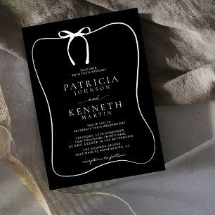 Convite Casamento de Quadros de Arcos de Arte de Linha Bra