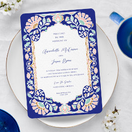 Convite Casamento de Quadros de Decoração Floral da Arquit