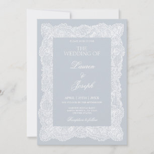 Convite Casamento de Renda