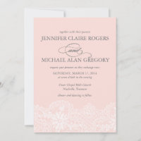 Casamento de rendas da vindima rosa-pincel elegant